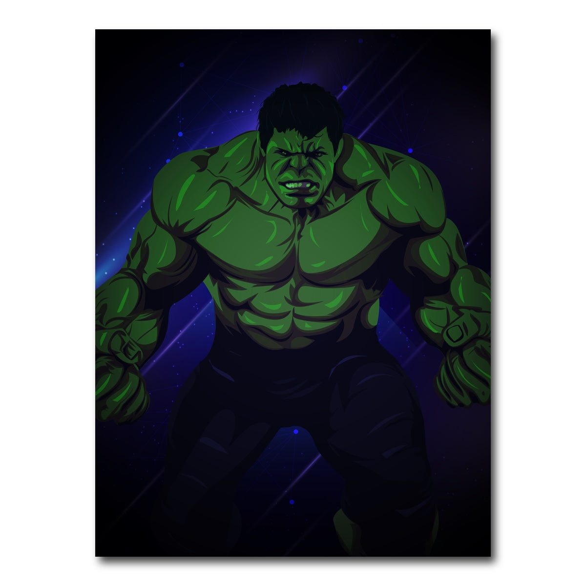 AUTO-MOCKUP WHITE | The Hulk | 1 Piece | Gallery Wrap Canvas | group=3x4