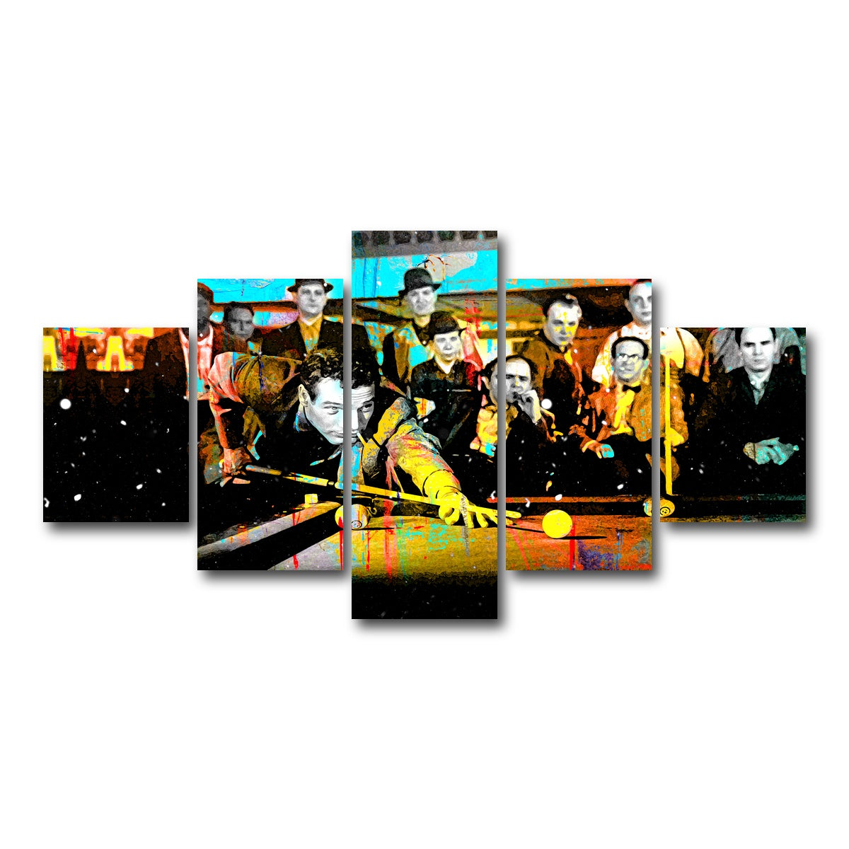 AUTO-MOCKUP WHITE | The Hustler | 5 Piece | Gallery Wrap Canvas | group=5_short