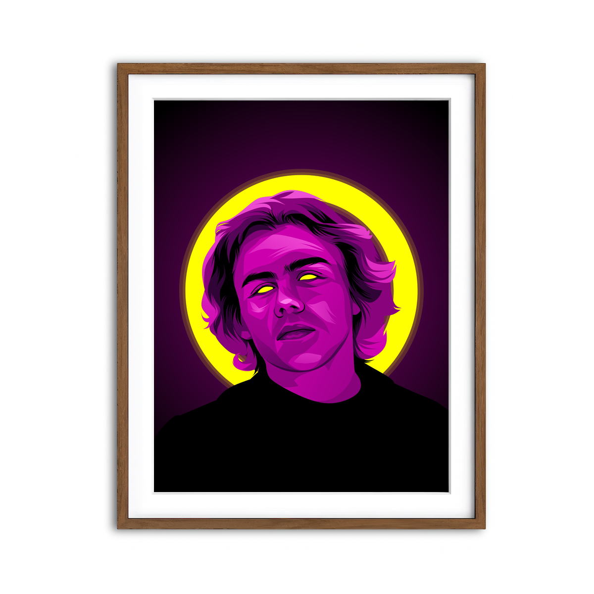 Framed Print 3x4 Walnut