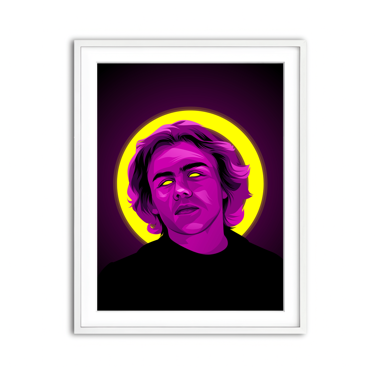 Framed Print 3x4 White