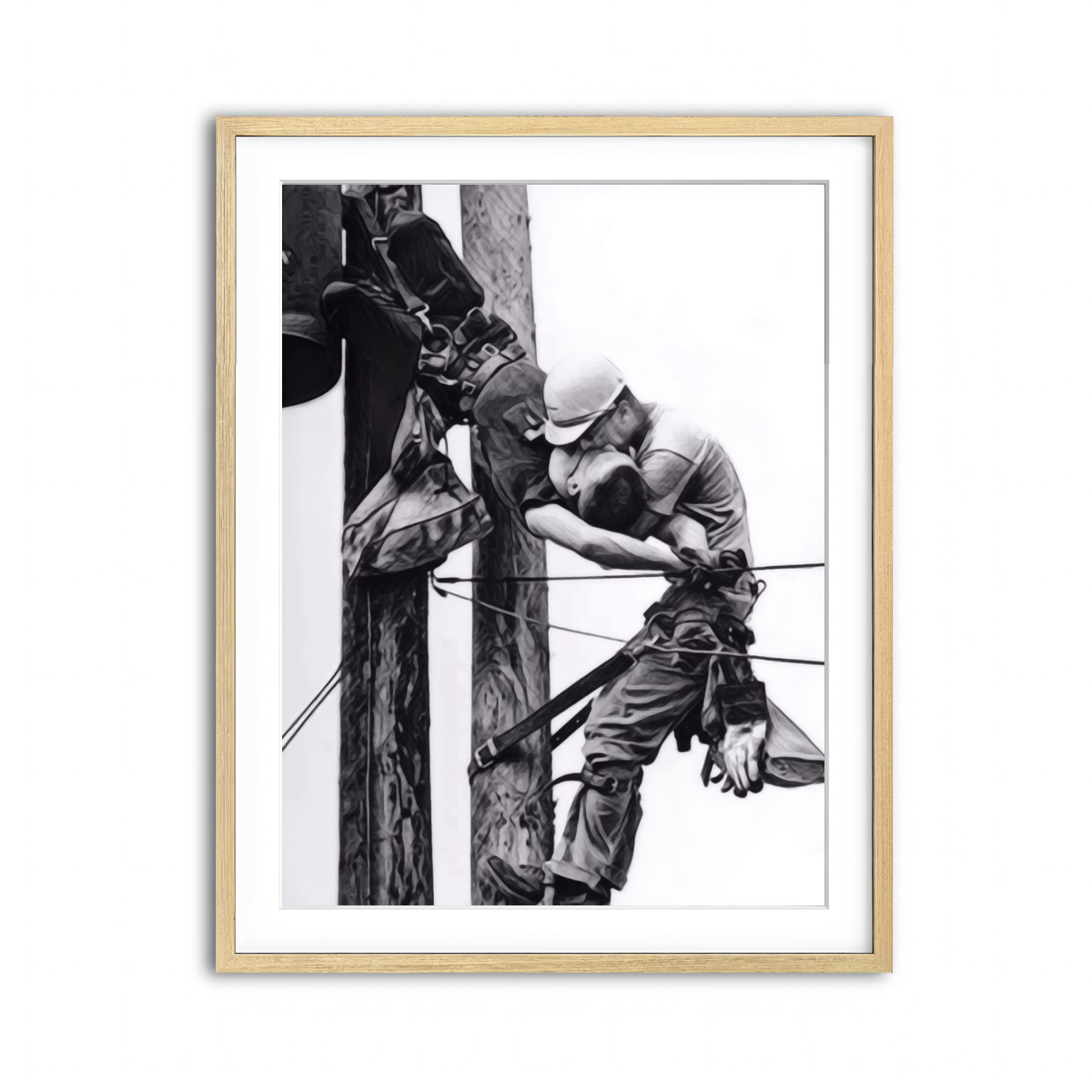 Framed Print 3x4 Natural