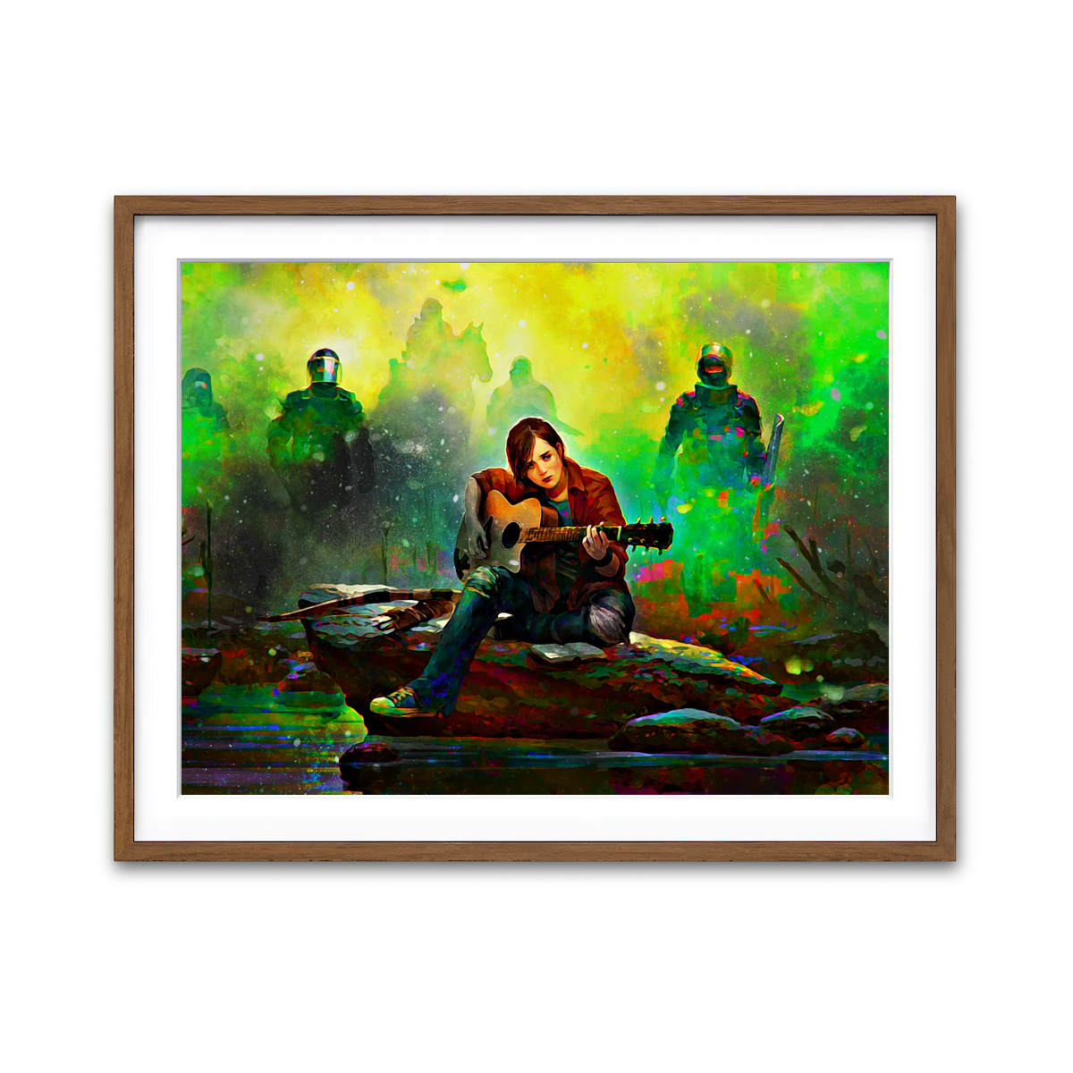 Framed Print 4x3 Walnut