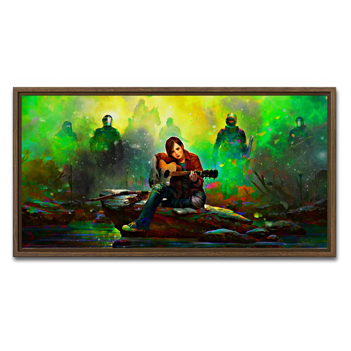 AUTO-MOCKUP WHITE | The Last Of Us | 1 Piece | Walnut Framed Canvas | group=2x1