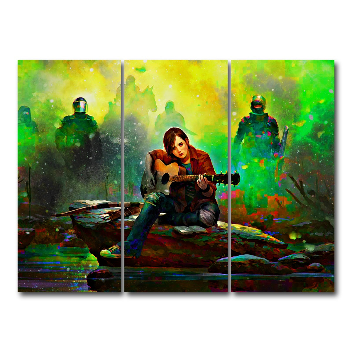 AUTO-MOCKUP WHITE | The Last Of Us | 3 Piece | Gallery Wrap Canvas | group=8x18
