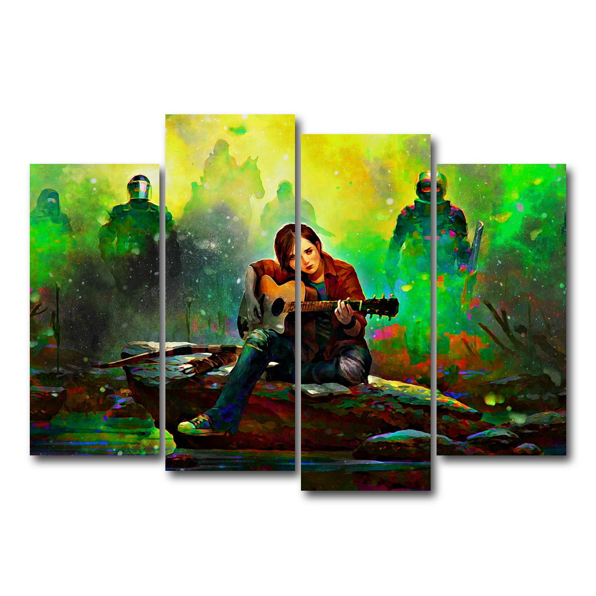AUTO-MOCKUP WHITE | The Last Of Us | 4 Piece | Gallery Wrap Canvas | group=4_normal