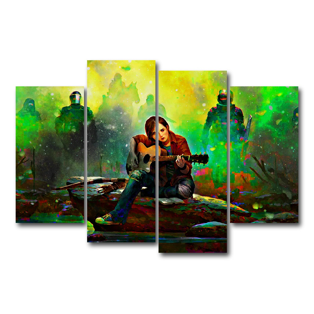 AUTO-MOCKUP WHITE | The Last Of Us | 4 Piece | Gallery Wrap Canvas | group=4_short