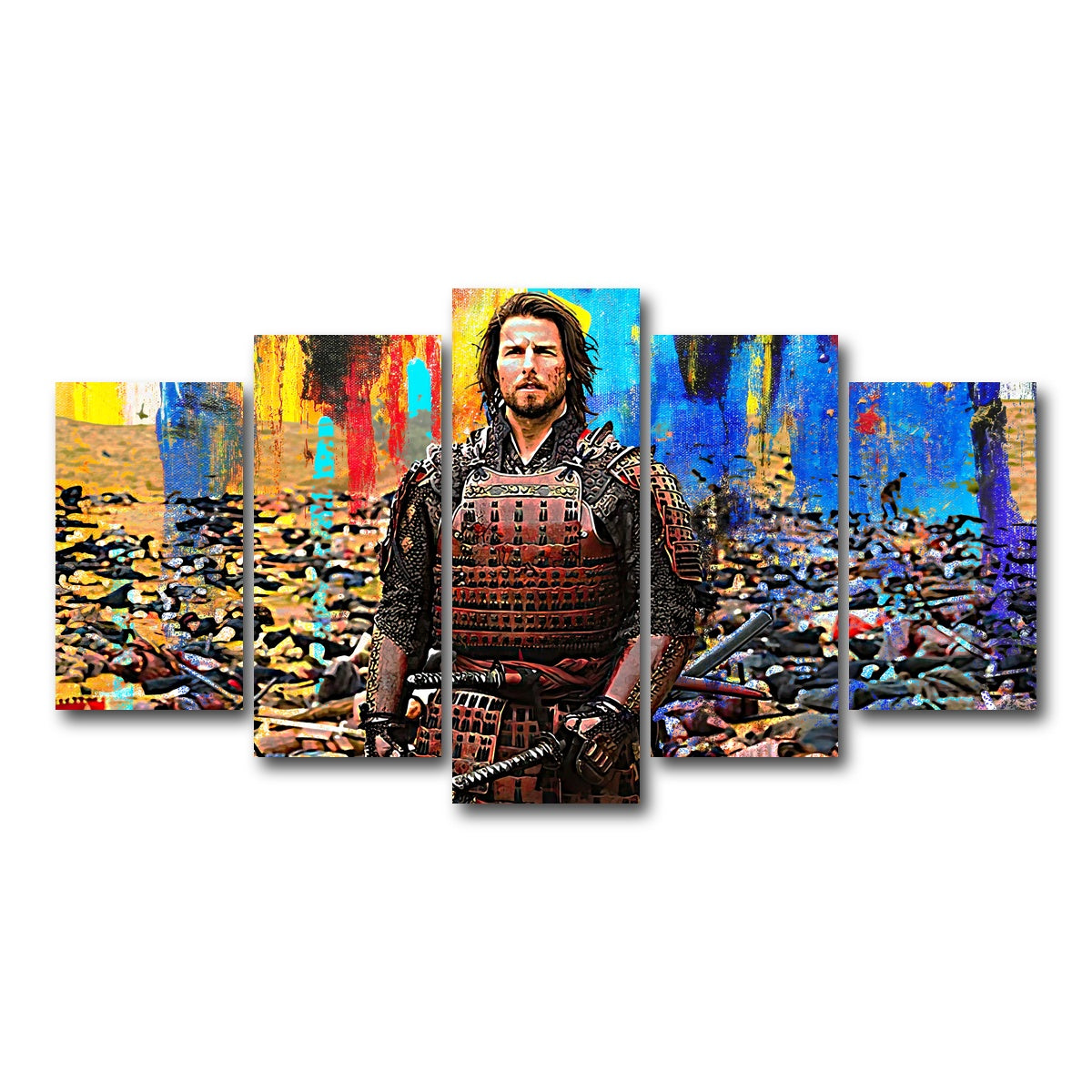 AUTO-MOCKUP WHITE | The Last Samurai | 5 Piece | Gallery Wrap Canvas | group=5_normal