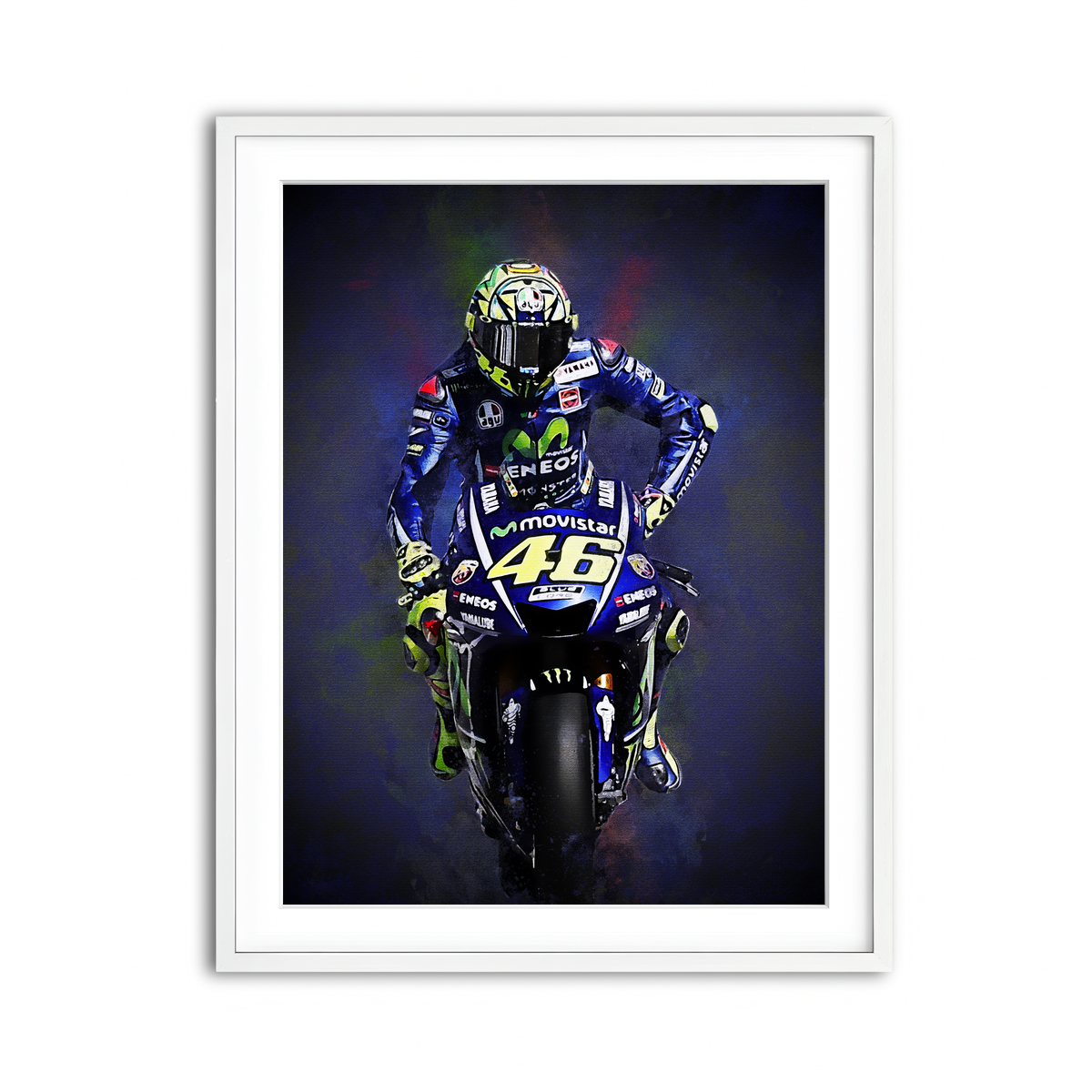 Framed Print 3x4 White