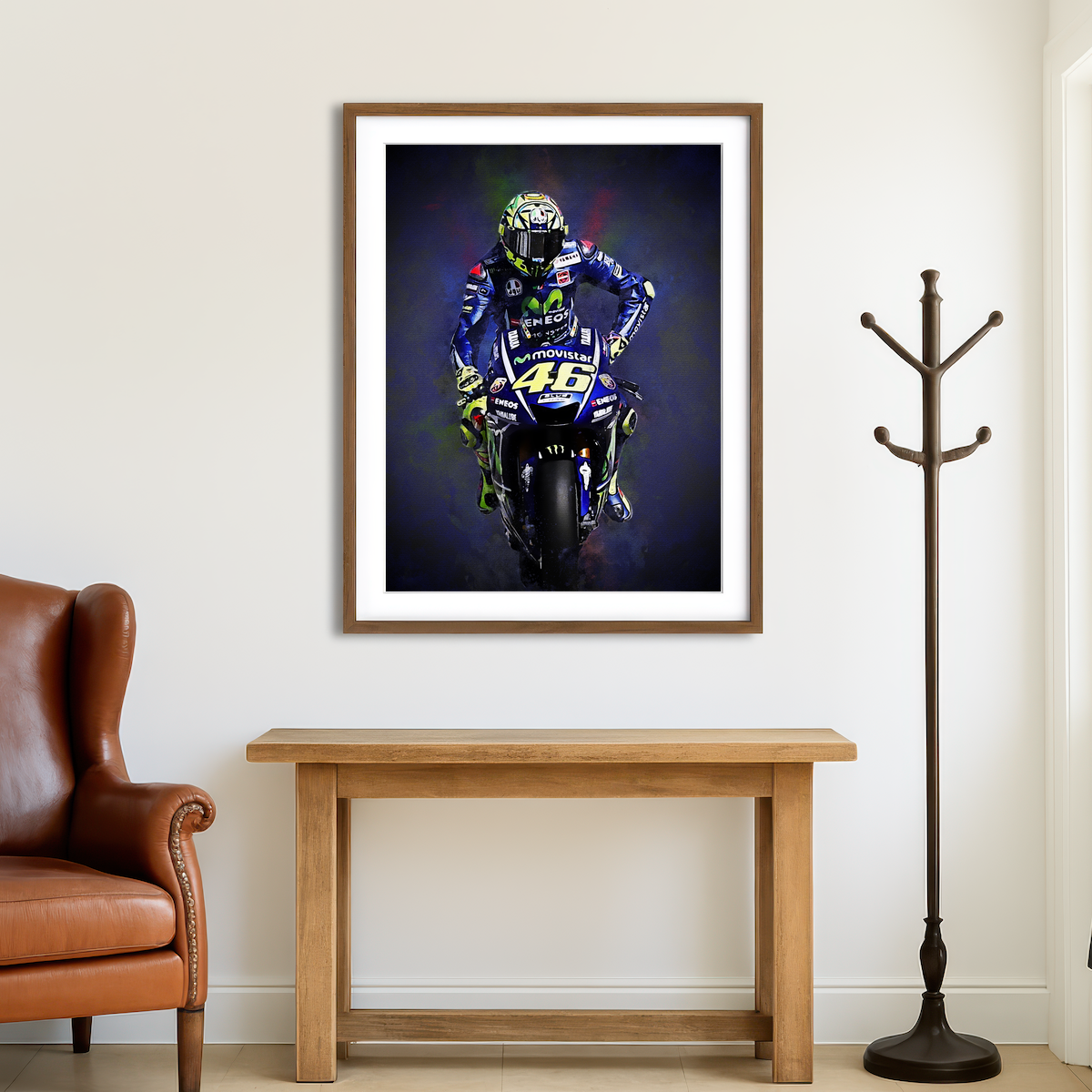 AUTO-MOCKUP ROOM | The Legend Racer Wall Art