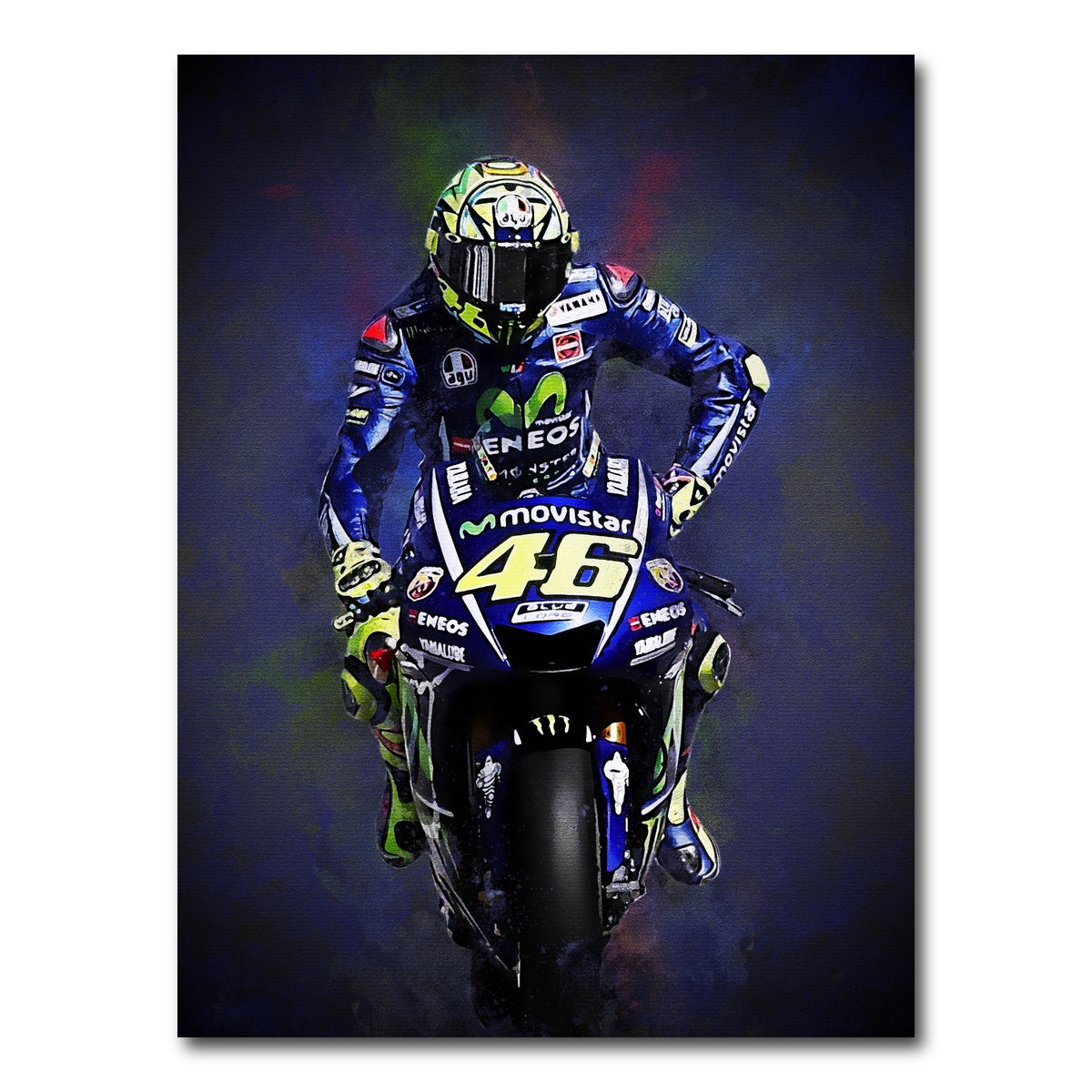 AUTO-MOCKUP WHITE | The Legend Racer | 1 Piece | Gallery Wrap Canvas | group=3x4