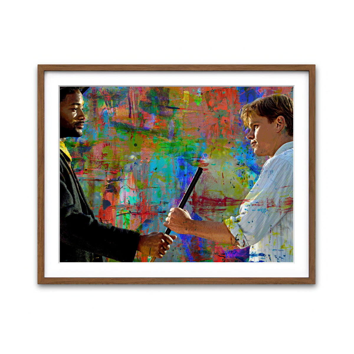 Framed Print 4x3 Walnut