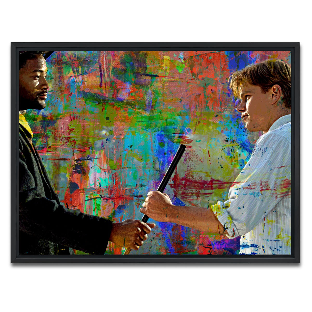 AUTO-MOCKUP WHITE | The Legend of Bagger Vance | 1 Piece | Black Framed Canvas | group=4x3