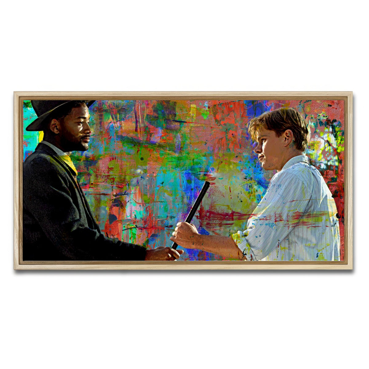AUTO-MOCKUP WHITE | The Legend of Bagger Vance | 1 Piece | Natural Framed Canvas | group=2x1
