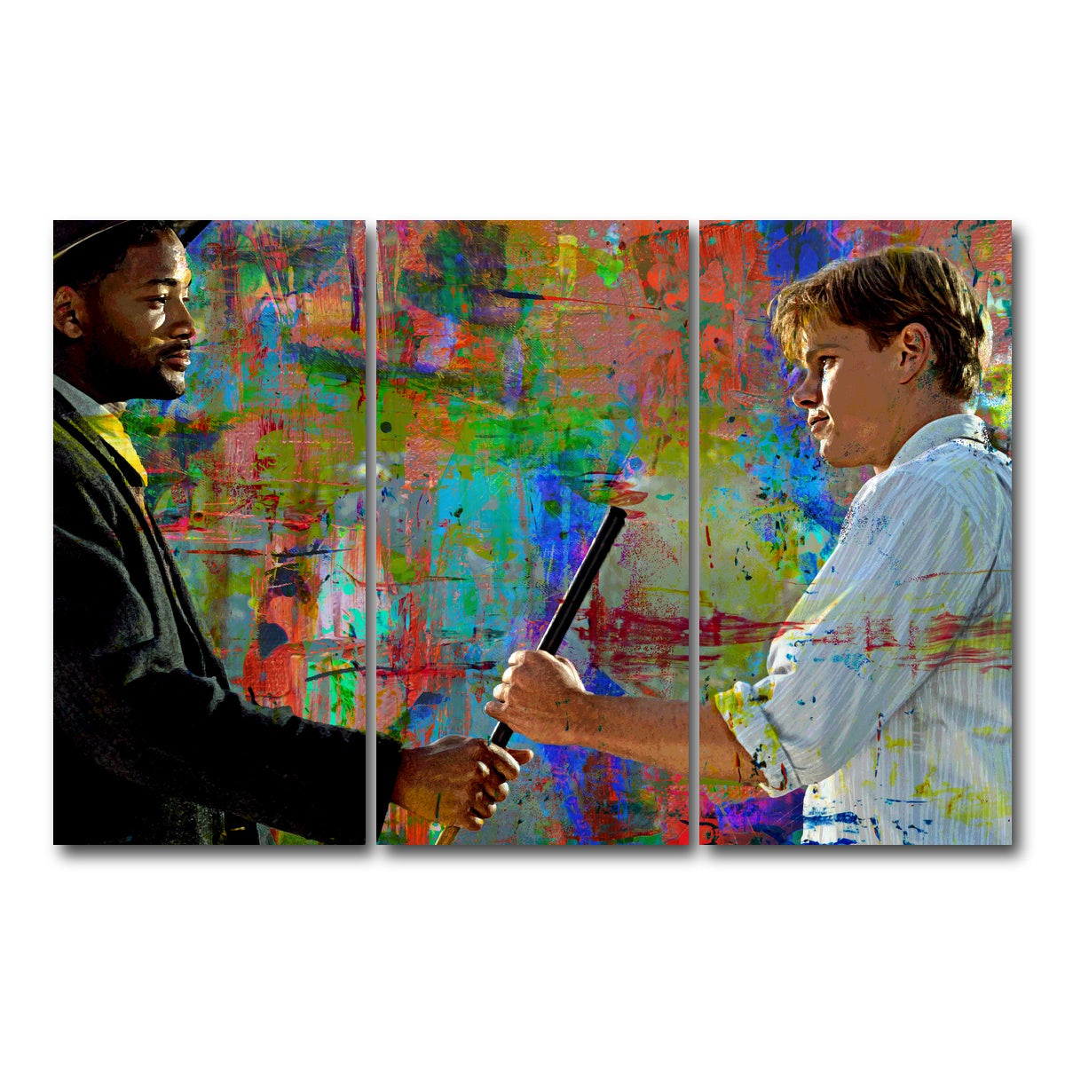 AUTO-MOCKUP WHITE | The Legend of Bagger Vance | 3 Piece | Gallery Wrap Canvas | group=12x24
