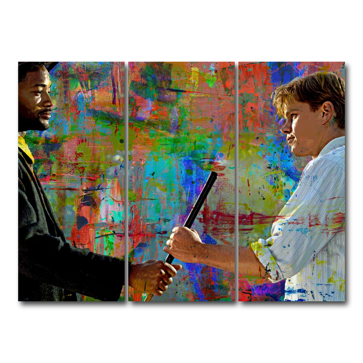 AUTO-MOCKUP WHITE | The Legend of Bagger Vance | 3 Piece | Gallery Wrap Canvas | group=8x18