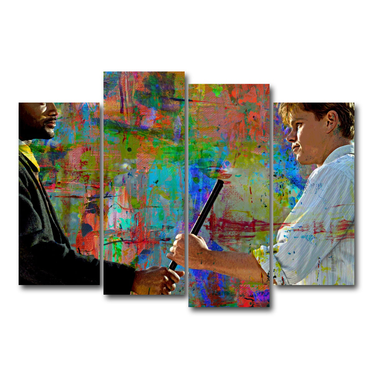 AUTO-MOCKUP WHITE | The Legend of Bagger Vance | 4 Piece | Gallery Wrap Canvas | group=4_normal