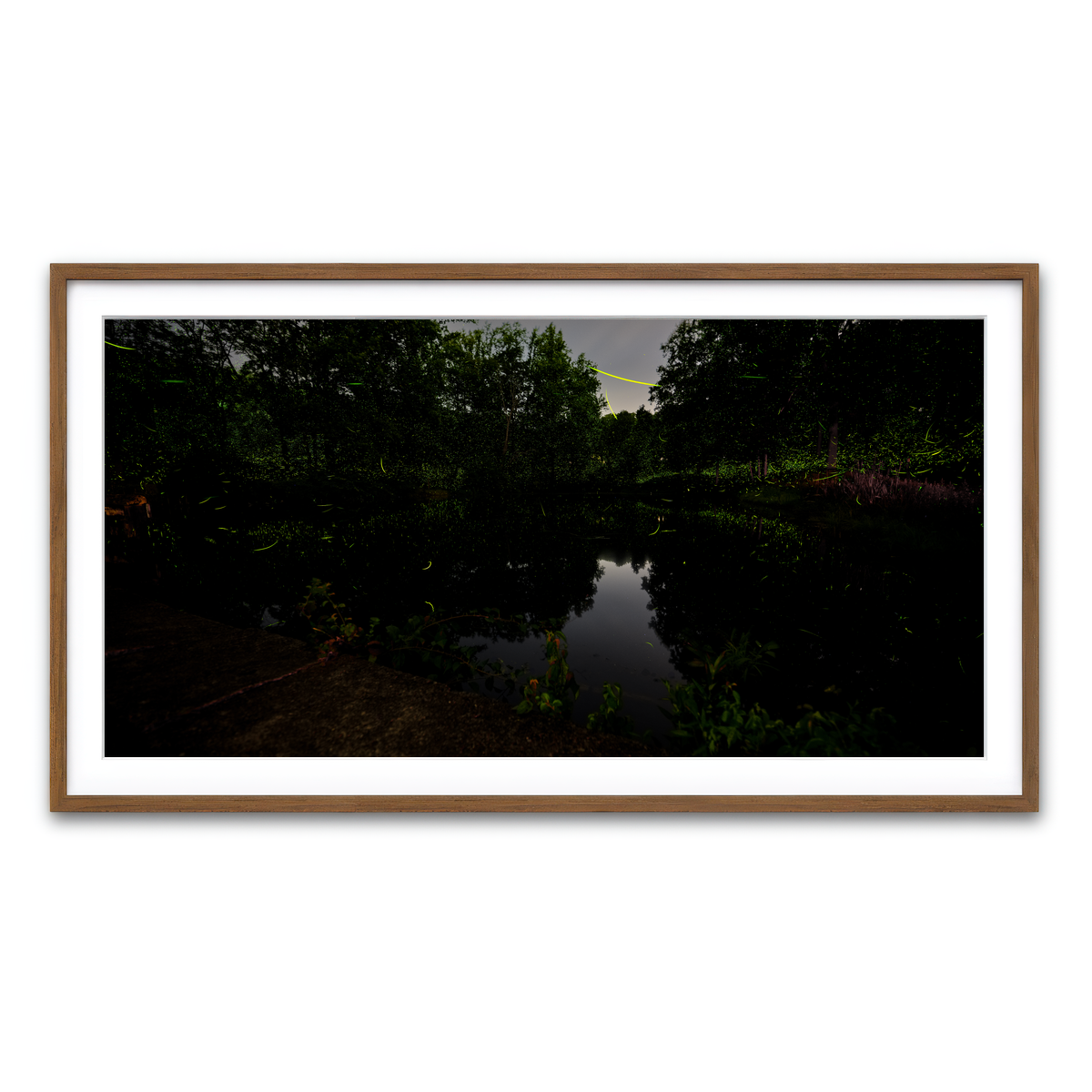 Framed Print 2x1 Walnut