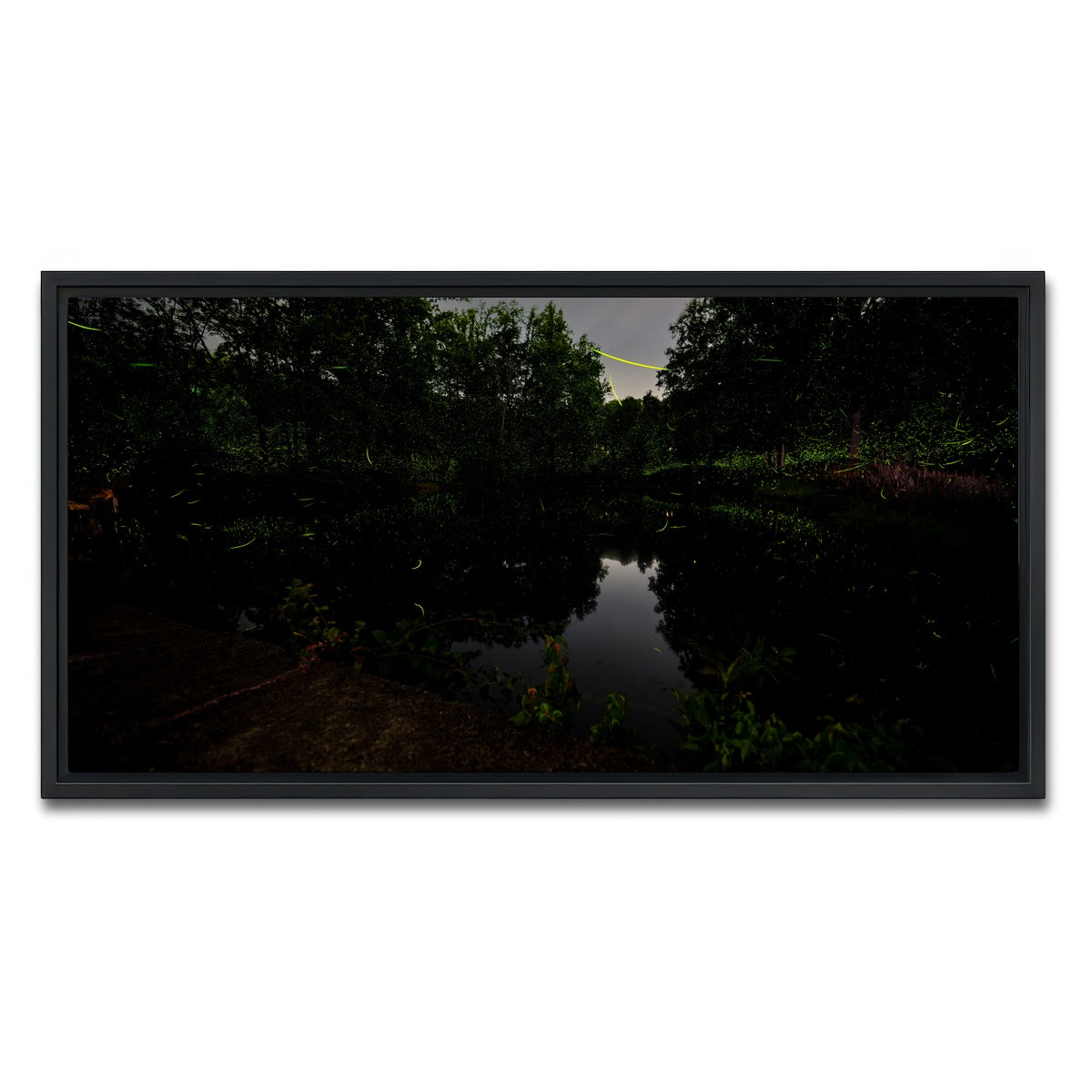 AUTO-MOCKUP WHITE | The Light Remembered | 1 Piece | Black Framed Canvas | group=2x1