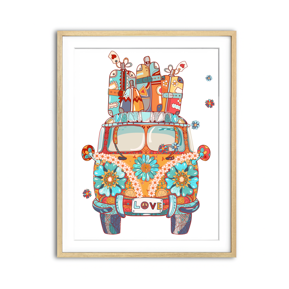 Framed Print 3x4 Natural