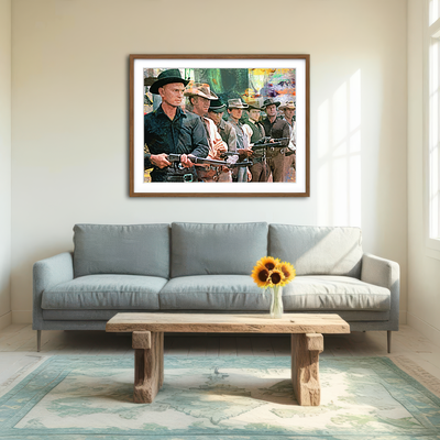 AUTO-MOCKUP ROOM | The Magnificent Seven Wall Art