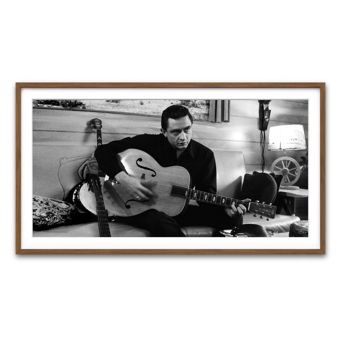 Framed Print 2x1 Walnut