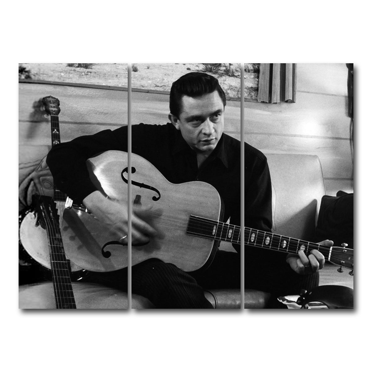 AUTO-MOCKUP WHITE | The Man in Black | 3 Piece | Gallery Wrap Canvas | group=8x18