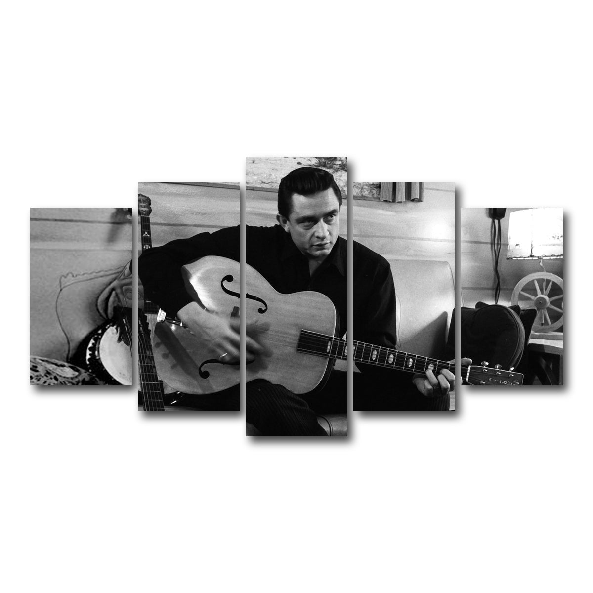 AUTO-MOCKUP WHITE | The Man in Black | 5 Piece | Gallery Wrap Canvas | group=5_normal