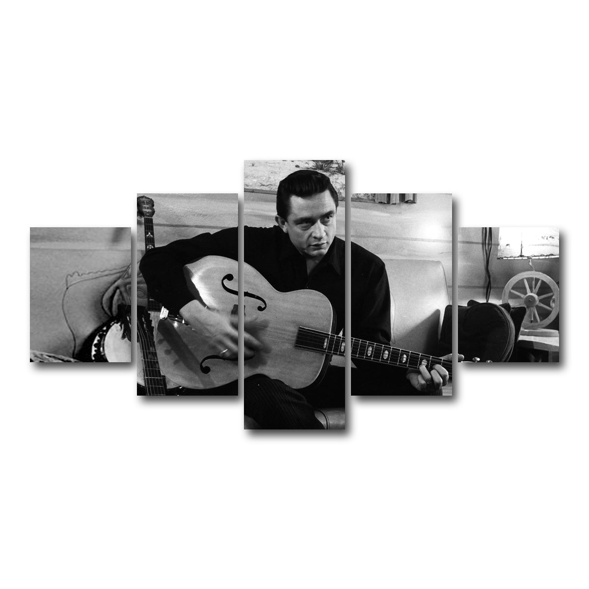 AUTO-MOCKUP WHITE | The Man in Black | 5 Piece | Gallery Wrap Canvas | group=5_short