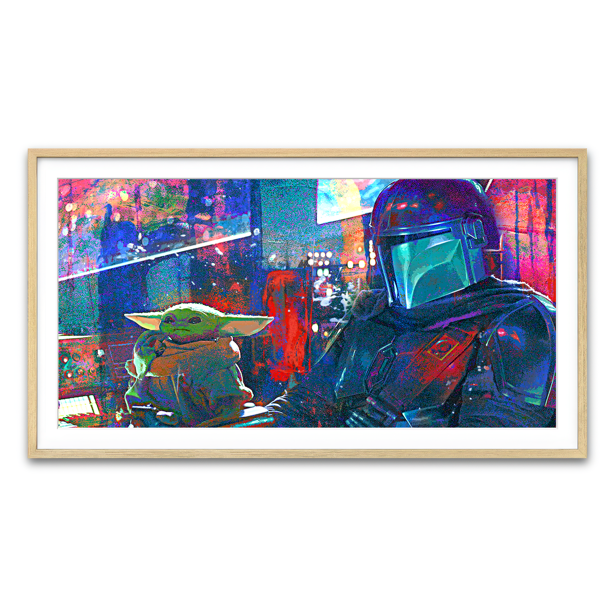 Framed Print 2x1 Natural