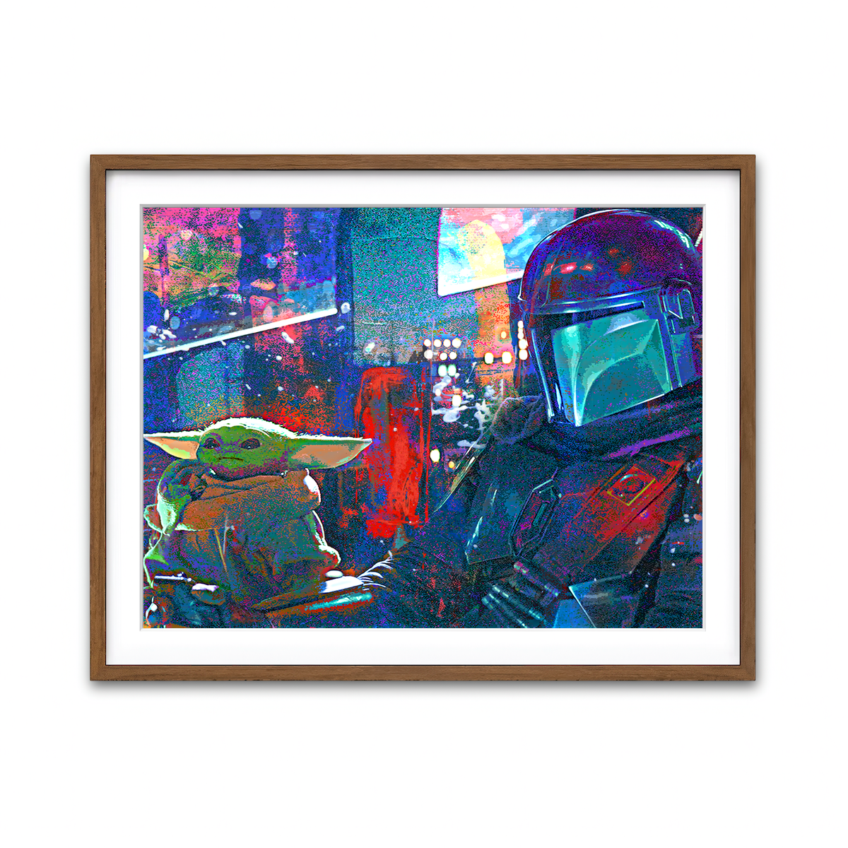 Framed Print 4x3 Walnut