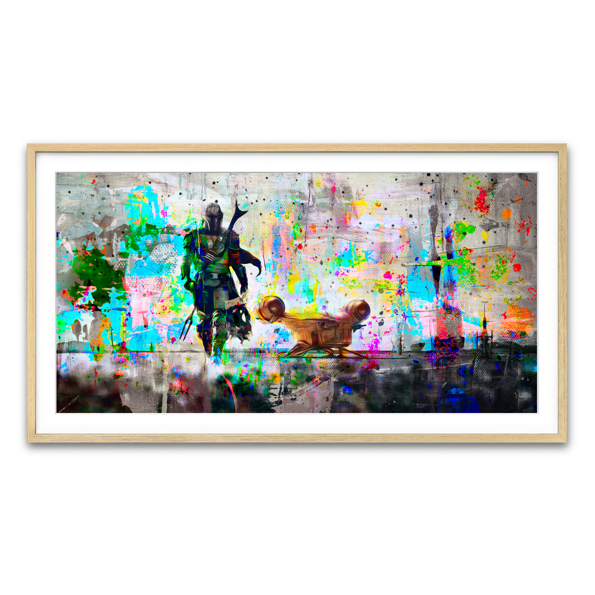 Framed Print 2x1 Natural