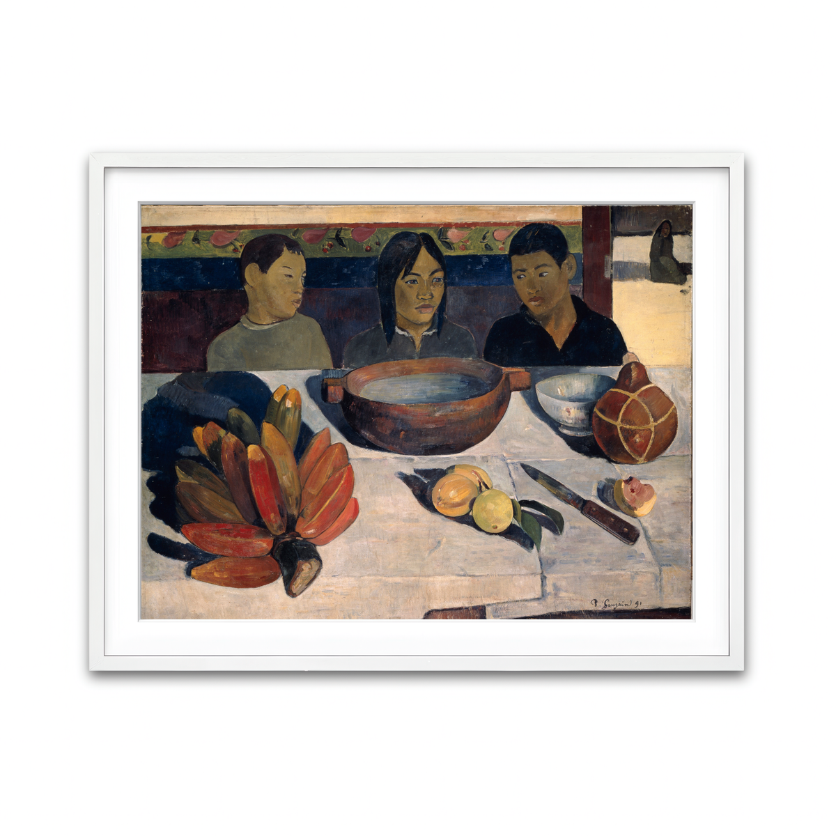 Framed Print 4x3 White