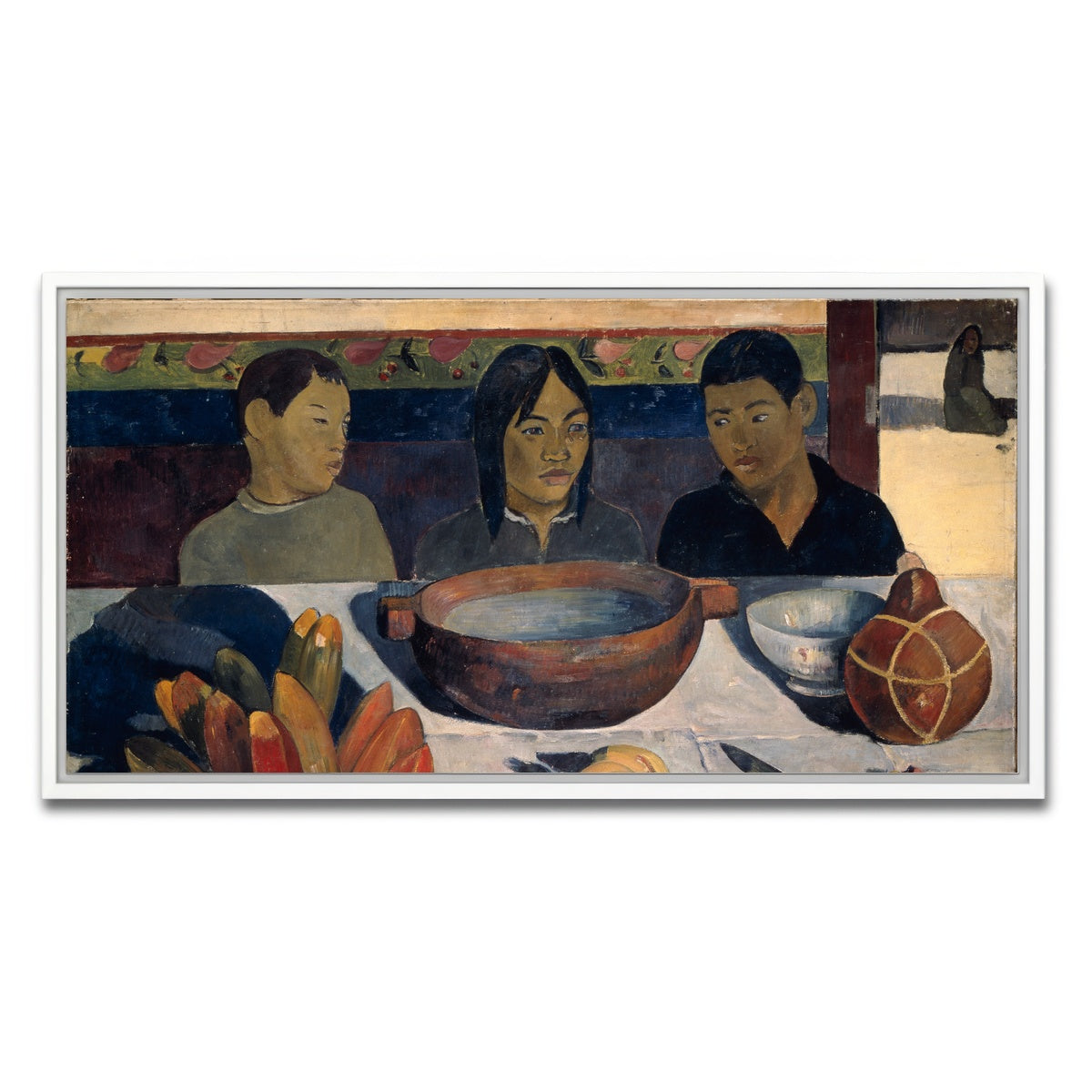 AUTO-MOCKUP WHITE | The Meal | 1 Piece | White Framed Canvas | group=2x1