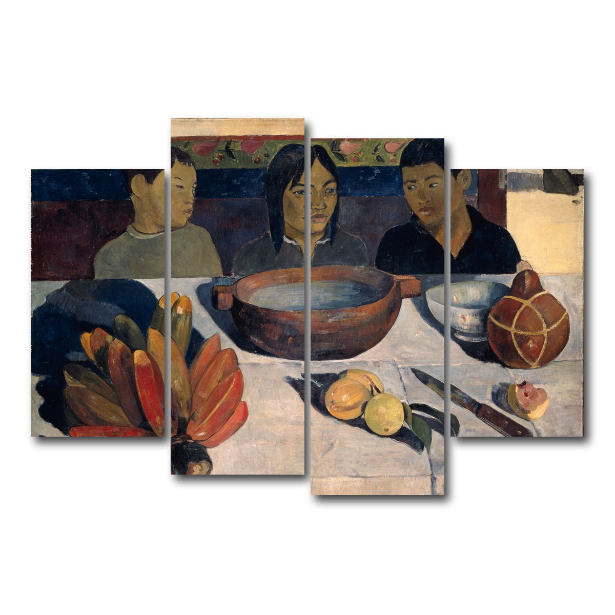 AUTO-MOCKUP WHITE | The Meal | 4 Piece | Gallery Wrap Canvas | group=4_short