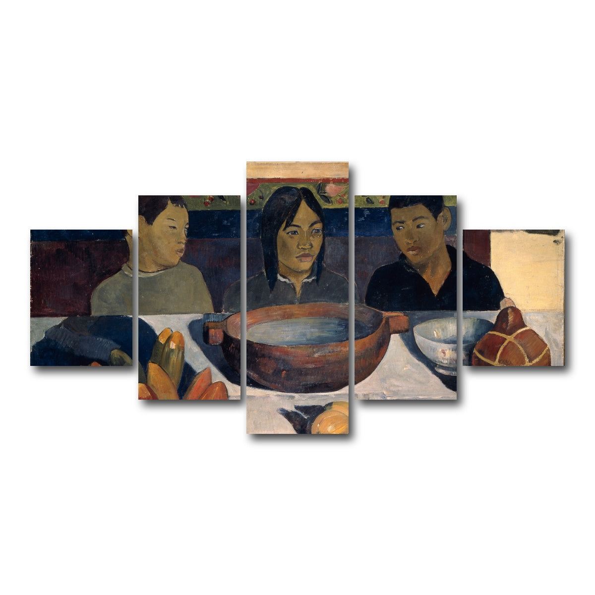 AUTO-MOCKUP WHITE | The Meal | 5 Piece | Gallery Wrap Canvas | group=5_short