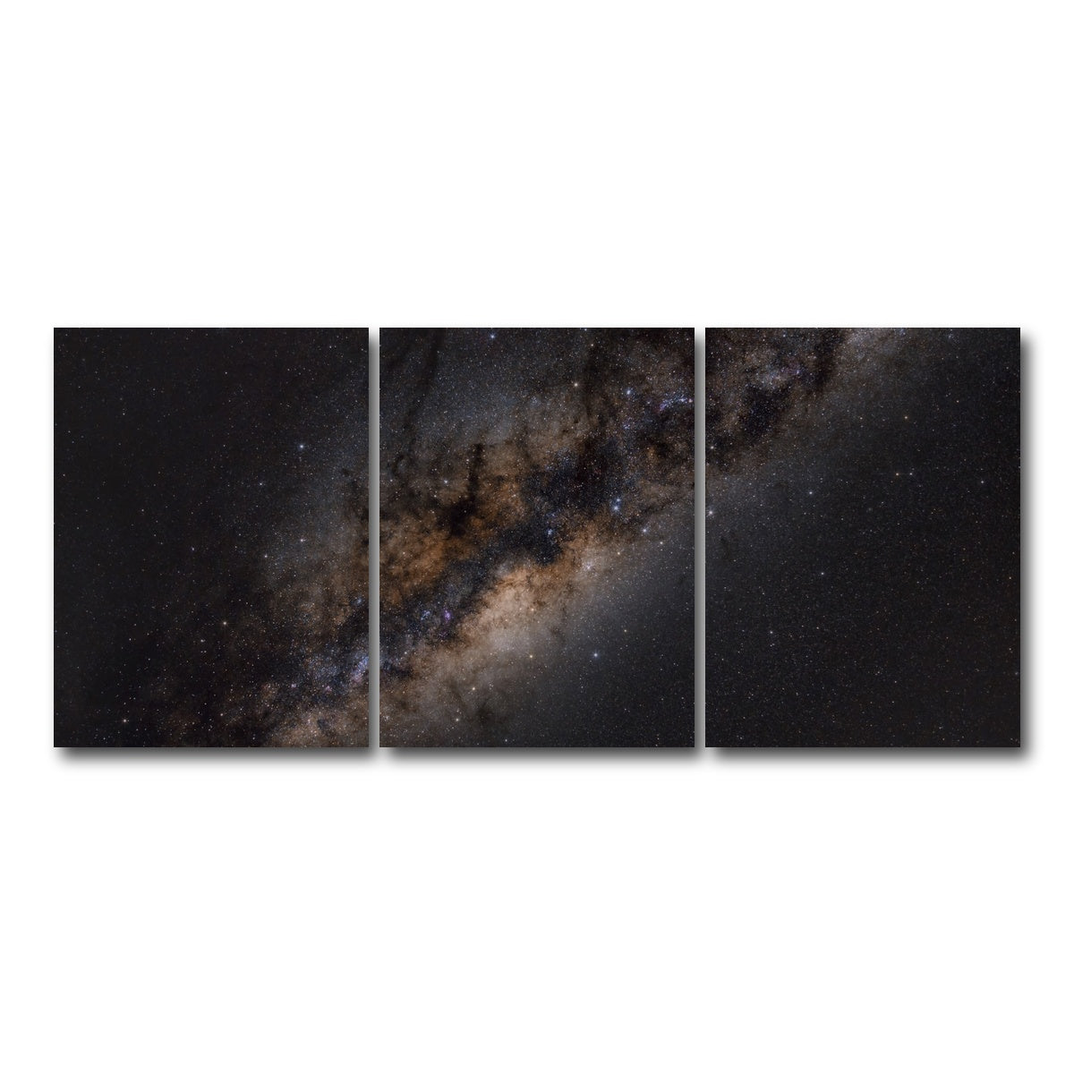 AUTO-MOCKUP WHITE | The Milky Way - our home | 3 Piece | Gallery Wrap Canvas | group=18x24