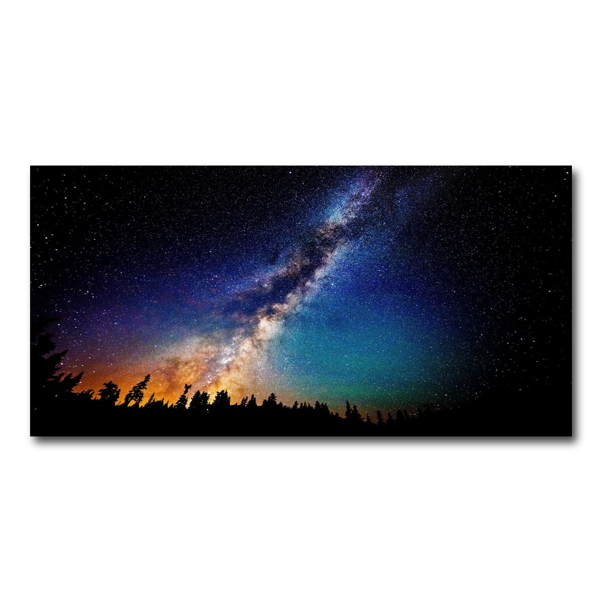 AUTO-MOCKUP WHITE | The Milky Way | 1 Piece | Gallery Wrap Canvas | group=2x1