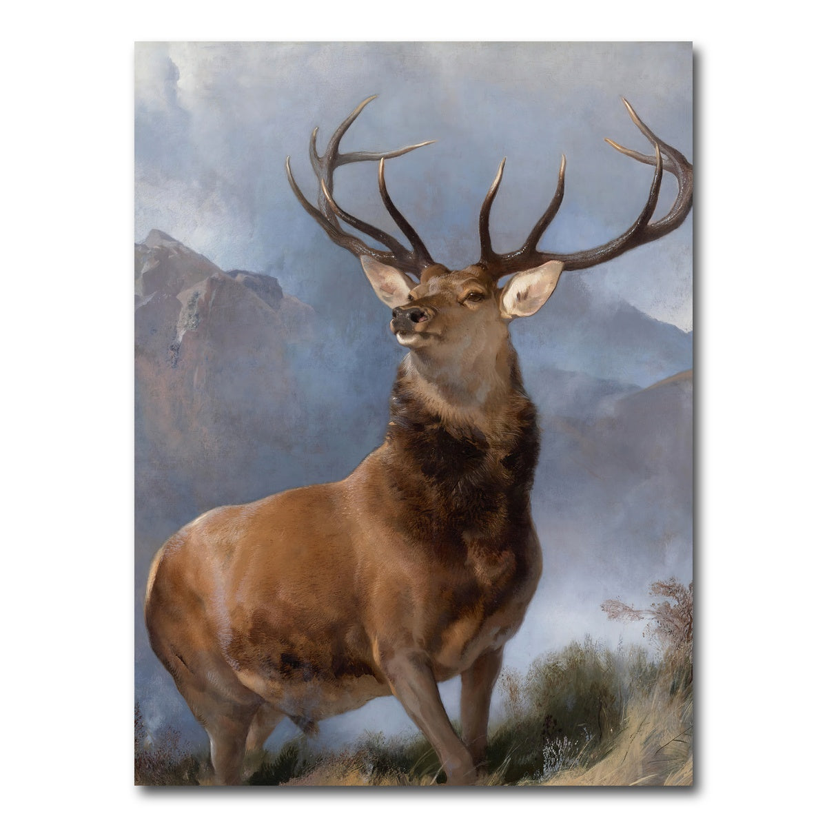 AUTO-MOCKUP WHITE | The Monarch of the Glen | 1 Piece | Gallery Wrap Canvas | group=3x4
