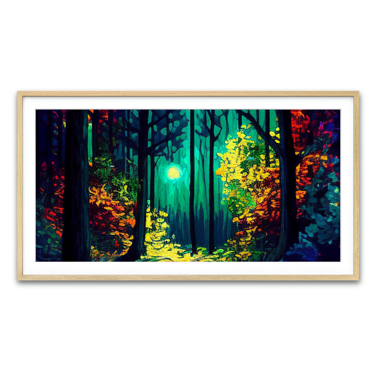 Framed Print 2x1 Natural