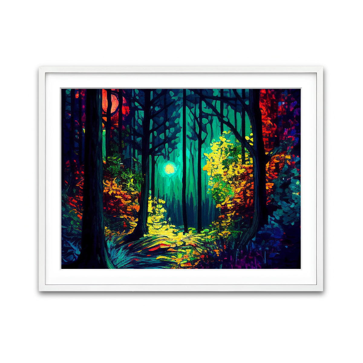 Framed Print 4x3 White