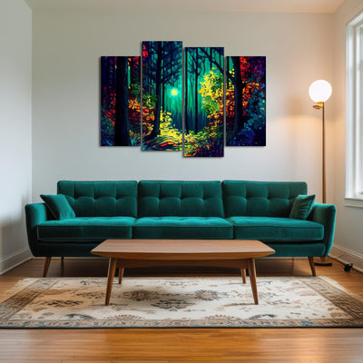 AUTO-MOCKUP ROOM | The Moon Through The Forest