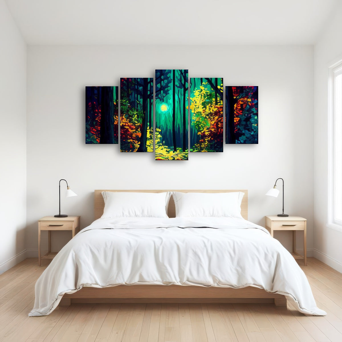 AUTO-MOCKUP ROOM | The Moon Through The Forest