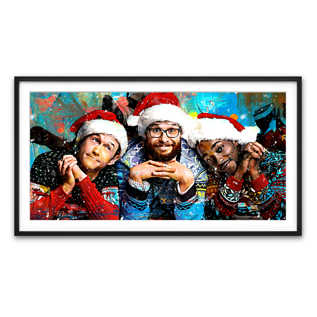 Framed Print 2x1 Black