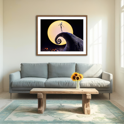 AUTO-MOCKUP ROOM | The Nightmare Before Christmas Wall Art
