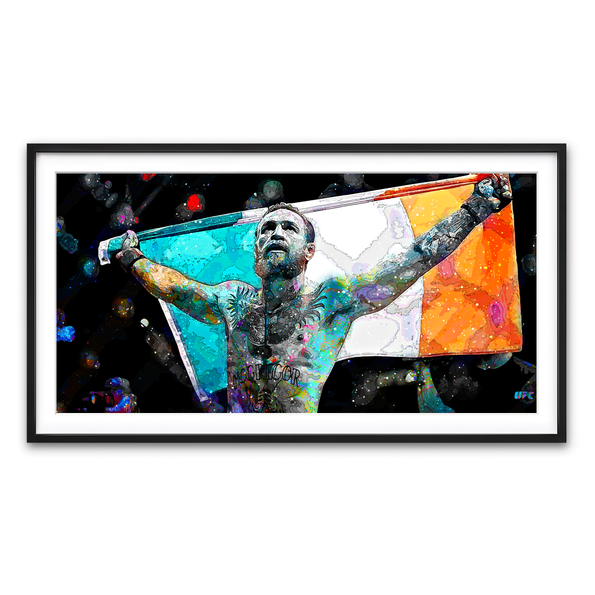 Framed Print 2x1 Black