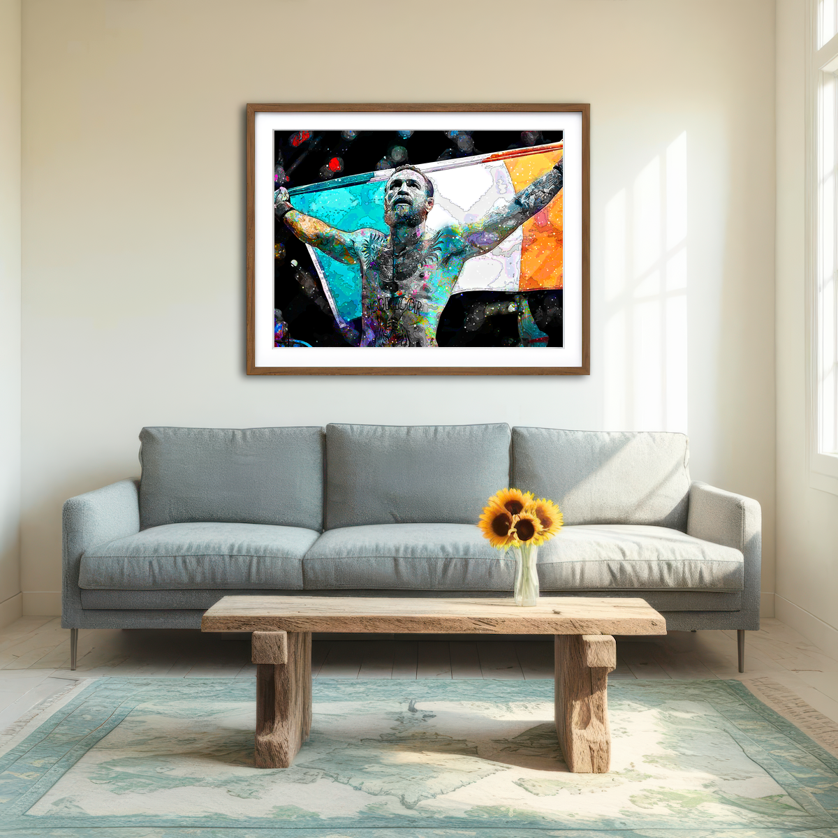 AUTO-MOCKUP ROOM | The Notorious Wall Art