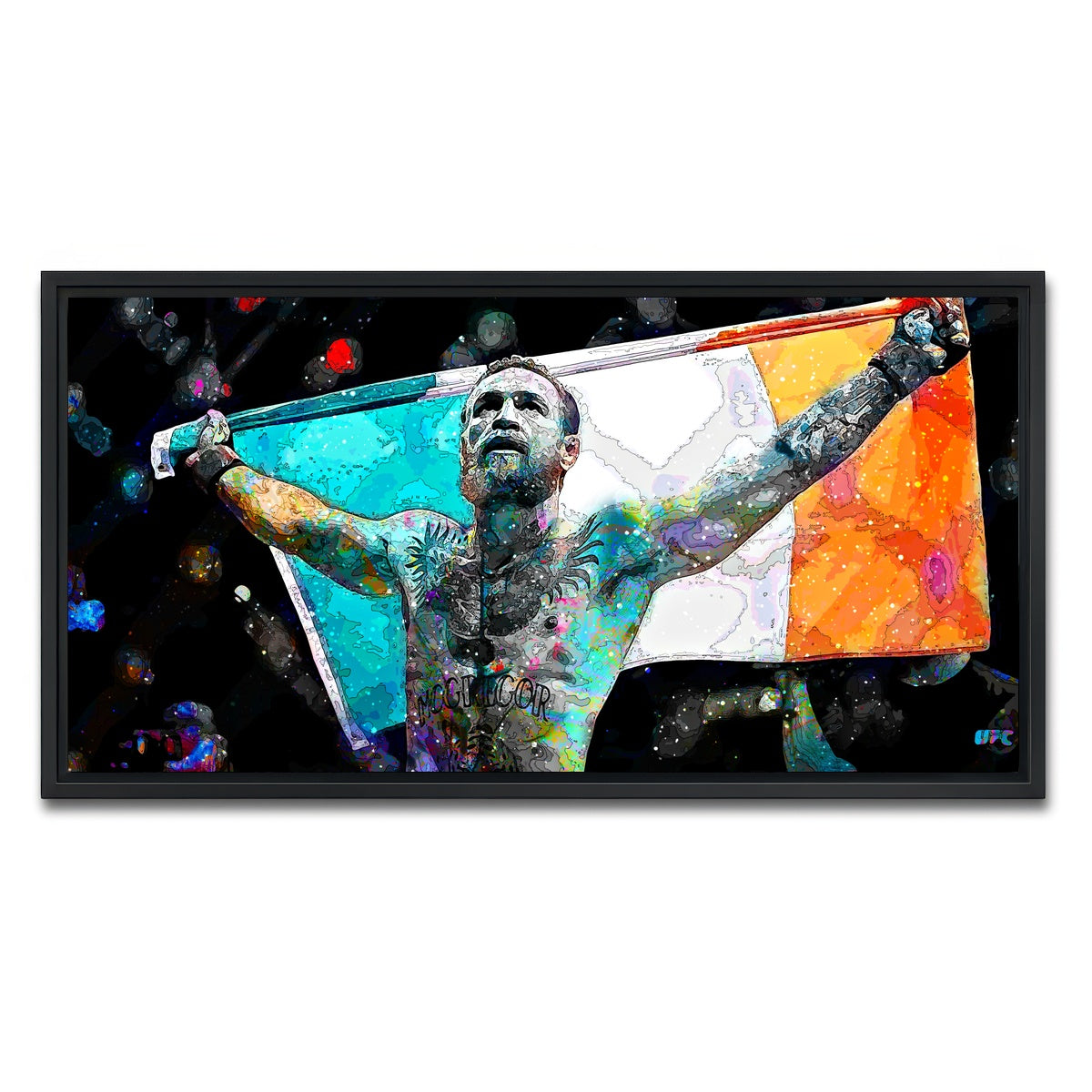 AUTO-MOCKUP WHITE | The Notorious | 1 Piece | Black Framed Canvas | group=2x1