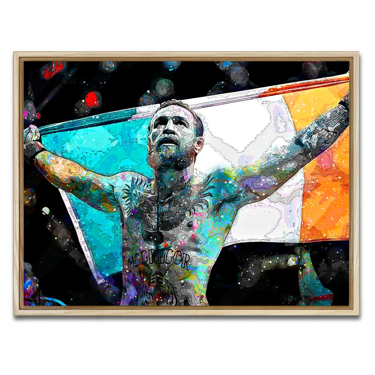 AUTO-MOCKUP WHITE | The Notorious | 1 Piece | Natural Framed Canvas | group=4x3