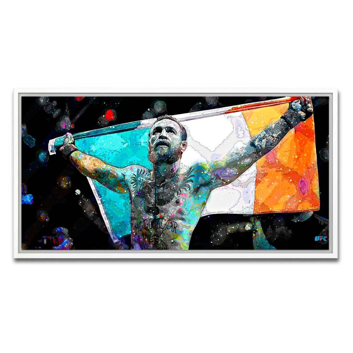 AUTO-MOCKUP WHITE | The Notorious | 1 Piece | White Framed Canvas | group=2x1