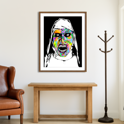 AUTO-MOCKUP ROOM | The Nun Color Wall Art